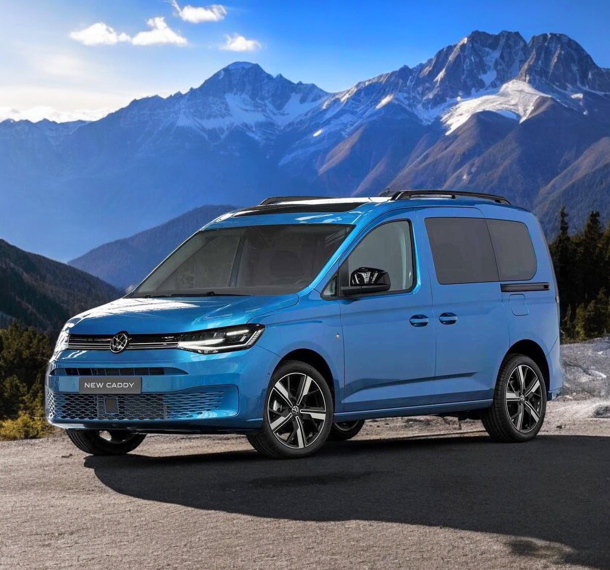 NYA!! Volkswagen Caddy Camper Mini-Husbil eHybrid 2025 Årsmodell