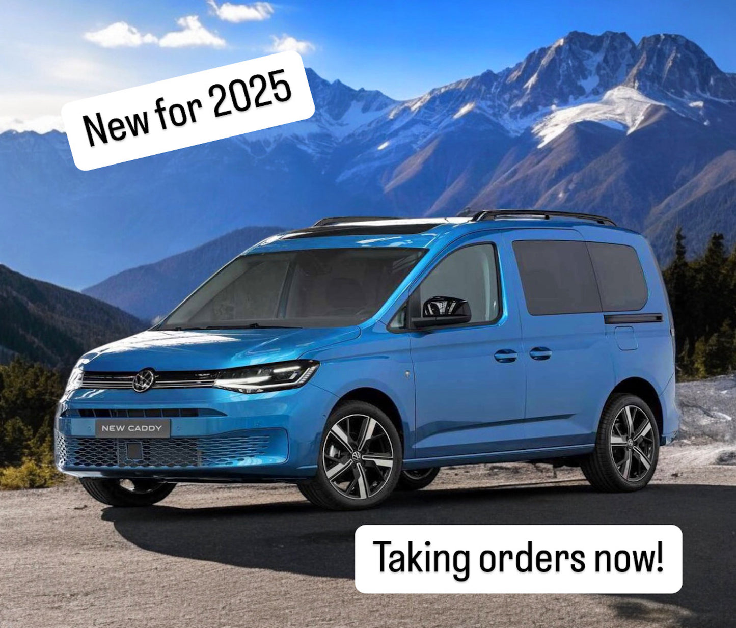 NYA!! Volkswagen Caddy Camper Mini-Husbil eHybrid 2025 Årsmodell