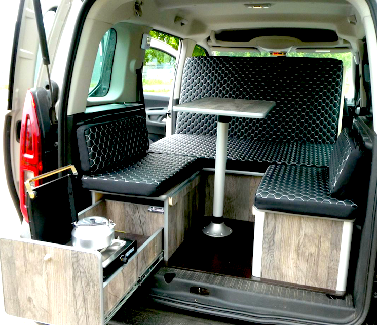 Volkswagen Caddy Maxi Life 2004-2020 Outback Campers Camperbox Pioneer XL Kit